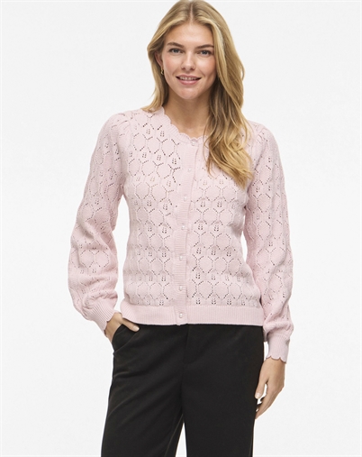 Vila - VILOwen Strik Cardigan - Cherry Blossom